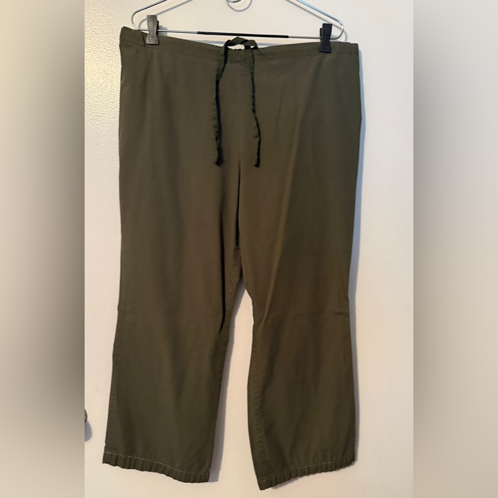 Malibu Green Straight Leg Pants